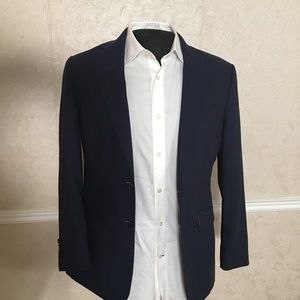 (SOLD) Charles Tyrwhitt 38R Navy Blue Suit